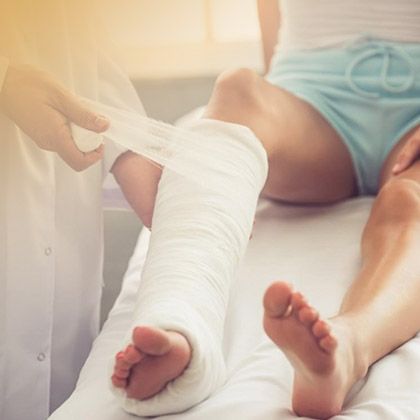 Основные виды переломов ноги